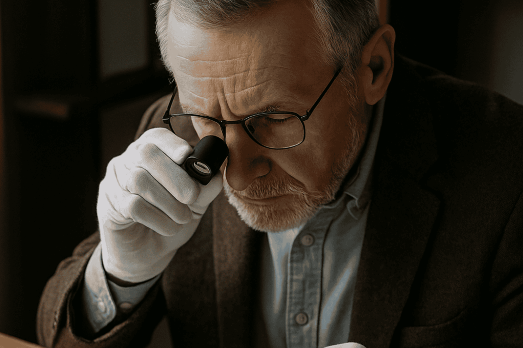 A Coin Appraiser Examining Coins - Personal Financeology
